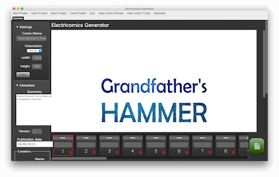 Electricomics Generator