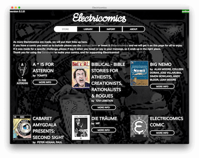 Electricomics Web Reader